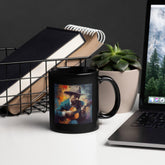 Harmonic Hues Black Glossy Mug - Beyond T-shirts